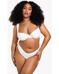 Boohoo - Plus Swimwear Essentials V Front Brief - Lyst