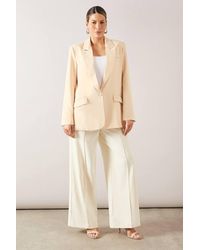 Wallis - Single Breasted Pocket Detail Blazer - Lyst