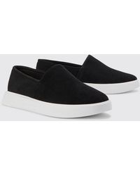 BoohooMAN - Chunky Faux Suede Loafer - Lyst