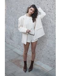 Nasty Gal - Essentials Tailored Romper - Lyst