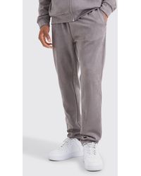 BoohooMAN - Skinny Faux Suede Trousers - Lyst