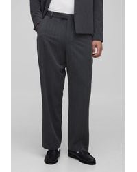 BoohooMAN - Relaxed Fit Herringbone Suit Trouser - Lyst
