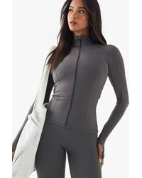 Boohoo - Ultra Sculpt Zip Through Jacket - Lyst