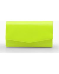 pink neon clutch bag