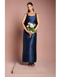 Coast - Twill Sleeveless Column Bridesmaid Dress With Statement Bow Back - Lyst