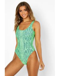 boohoo one piece swimwear