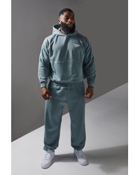 Boohoo - Sudadera Recta Con Capucha Y Estampado Training Dept - Lyst