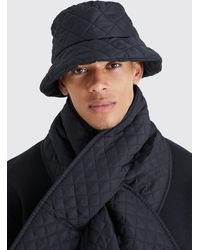 BoohooMAN - High Shine Nylon Quilted Bucket Hat - Lyst
