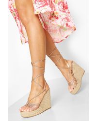 boohoo wedges