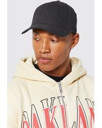 BoohooMAN - Embroidered Ofcl Curve Peak Cap - Lyst