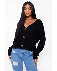 boohoo chunky cardigan