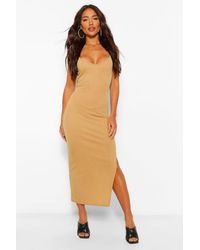 strappy wrap pleated bodycon midi dress