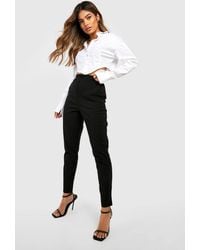 Boohoo - Stretch Tapered Trouser - Lyst