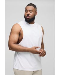 BoohooMAN - Plus Basic vesttop - Lyst