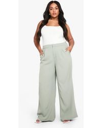 Boohoo - Plus Elasticated Back Tailored Trouser - Lyst