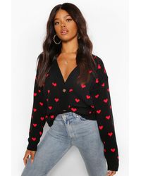 boohoo black cardigan