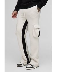 Boohoo - Tall Cargo Flared Gusset Joggers - Lyst