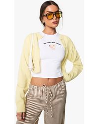Boohoo - Side Chick Graphic Baby T-Shirt - Lyst