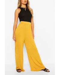 boohoo basic tailored wide leg jumpsuit