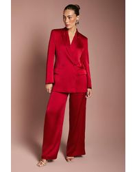Coast - Satin Flare Trouser - Lyst