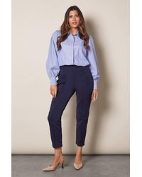 Wallis - Bengaline Split Hem Slim Trouser - Lyst