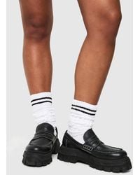 Boohoo - Stripe Detail Slouchy Socks - Lyst