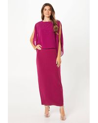 Wallis - Occasion Hotfix Overlay Formal Maxi Dress - Lyst