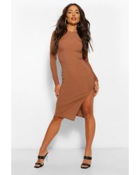 boohoo lace panelled open back midi dress