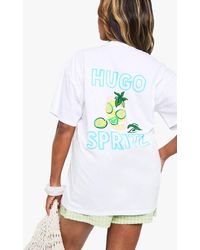 Boohoo - Plus Hugo Spritz Oversized T-Shirt - Lyst