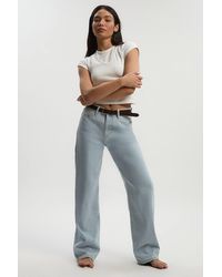Boohoo - Basic High Waist Boyfriend Jean - Lyst
