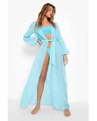 Mode Robes Robes chiffon Montego Robe chiffon bleu \u00e9l\u00e9gant 