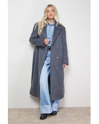 Oasis - Brushed Belted Coat - Lyst
