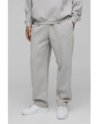 BoohooMAN - Oversize Official Jogginghose mit Kontrast-Naht - Lyst