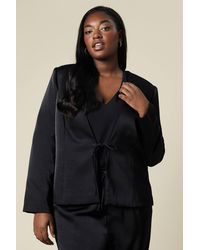 Wallis - Curve Tie Detail Jacket - Lyst