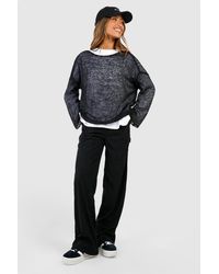 Boohoo - Corduroy Relaxed Fit Carpenter Trouser - Lyst
