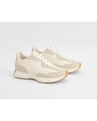 Boohoo - Chunky Sole Contrast Panel Trainers - Lyst