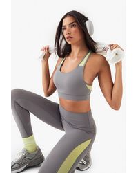 DSGN Studio - Mesh Panel Sports Bra - Lyst