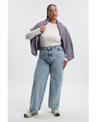 Boohoo - Basics Plus Straight Leg Jeans - Lyst