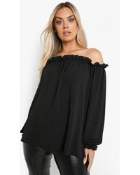 Off Shoulder Ruffle Tops for Women - Up to 85% off | Lyst