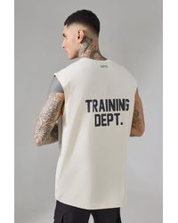 BoohooMAN - Tall Oversize Man Active Trainings Dept vesttop - Lyst