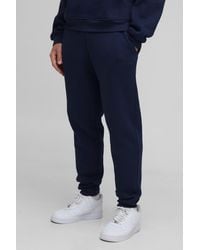 BoohooMAN - Basic Bm Signature Regular Fit Jogger - Lyst
