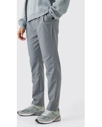 BoohooMAN - Pleat Front Tailored Golf Trousers - Lyst