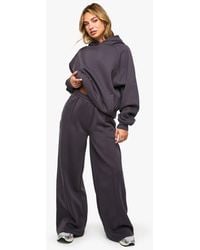 Boohoo - Pintuck Detail Straight Leg Jogger - Lyst