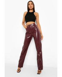 Red Leather Pants for Women - Up to 82 