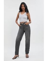 Boohoo - Basic High Waist Slim Leg Jean - Lyst