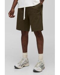 BoohooMAN - Tall Elasticated Waist Relaxed Fit Carpenter Shorts - Lyst