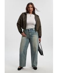 Boohoo - Plus Basics High Waisted Boyfriend Jeans - Lyst
