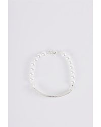 Boohoo Armband mit Perlen-Detail - Weiß