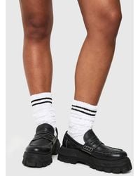 Boohoo - Stripe Detail Slouchy Socks - Lyst