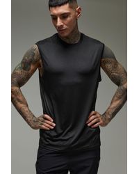BoohooMAN - Tall Active Lightweight Essentials Regular Fit Workout Tank - Lyst